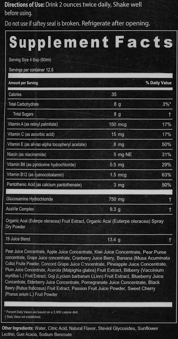 Monavie Active - 1 Case / 4 Bottles - Image 2